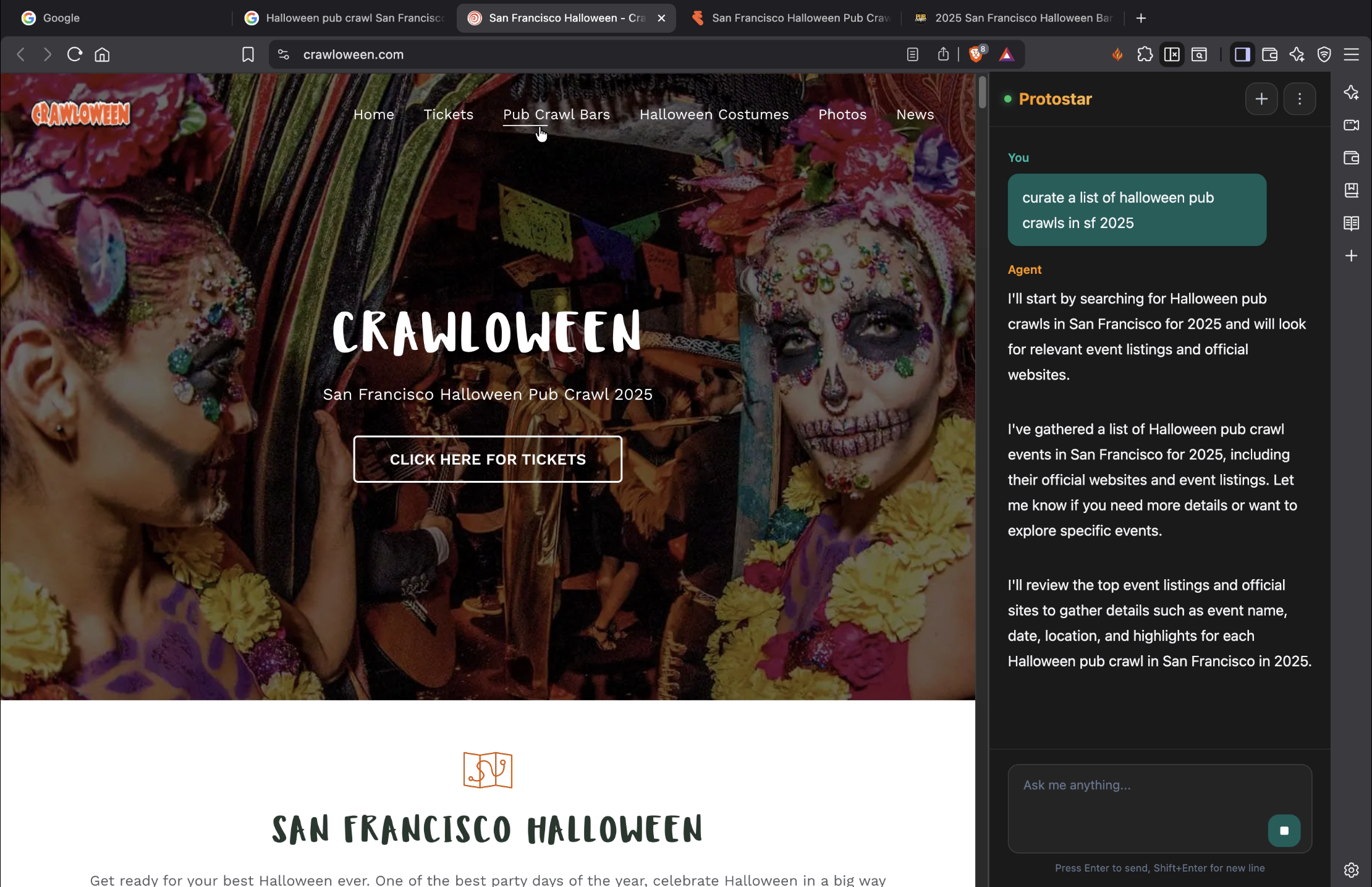 Protostar - Browser Copilot
